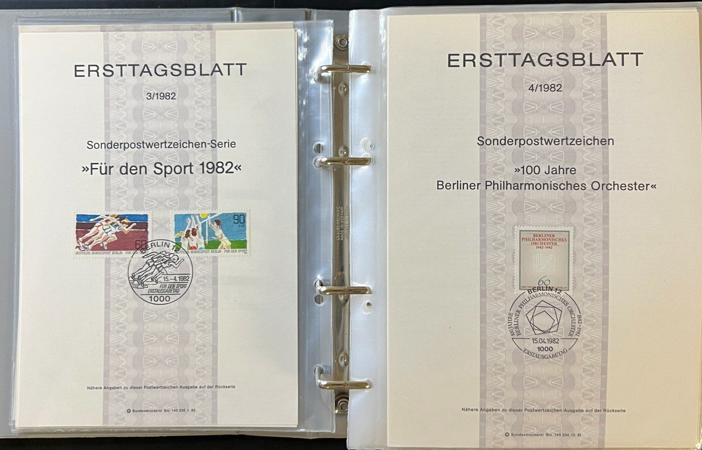 German First day Covers Collection 10 Album Lot Of FDCs 1974-1981 ZAYIX