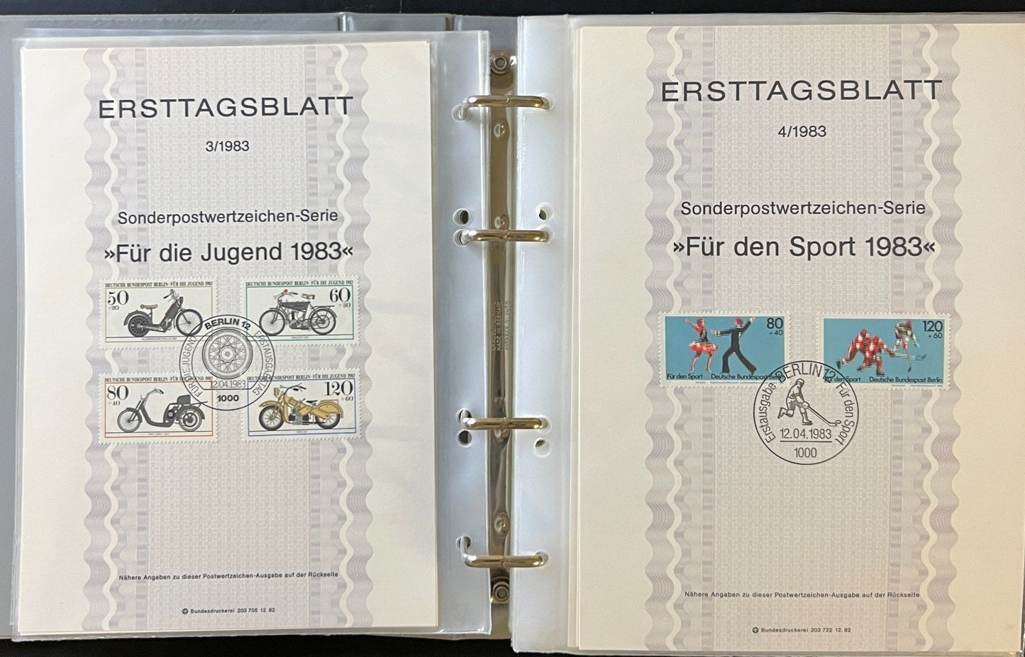 German First day Covers Collection 10 Album Lot Of FDCs 1974-1981 ZAYIX