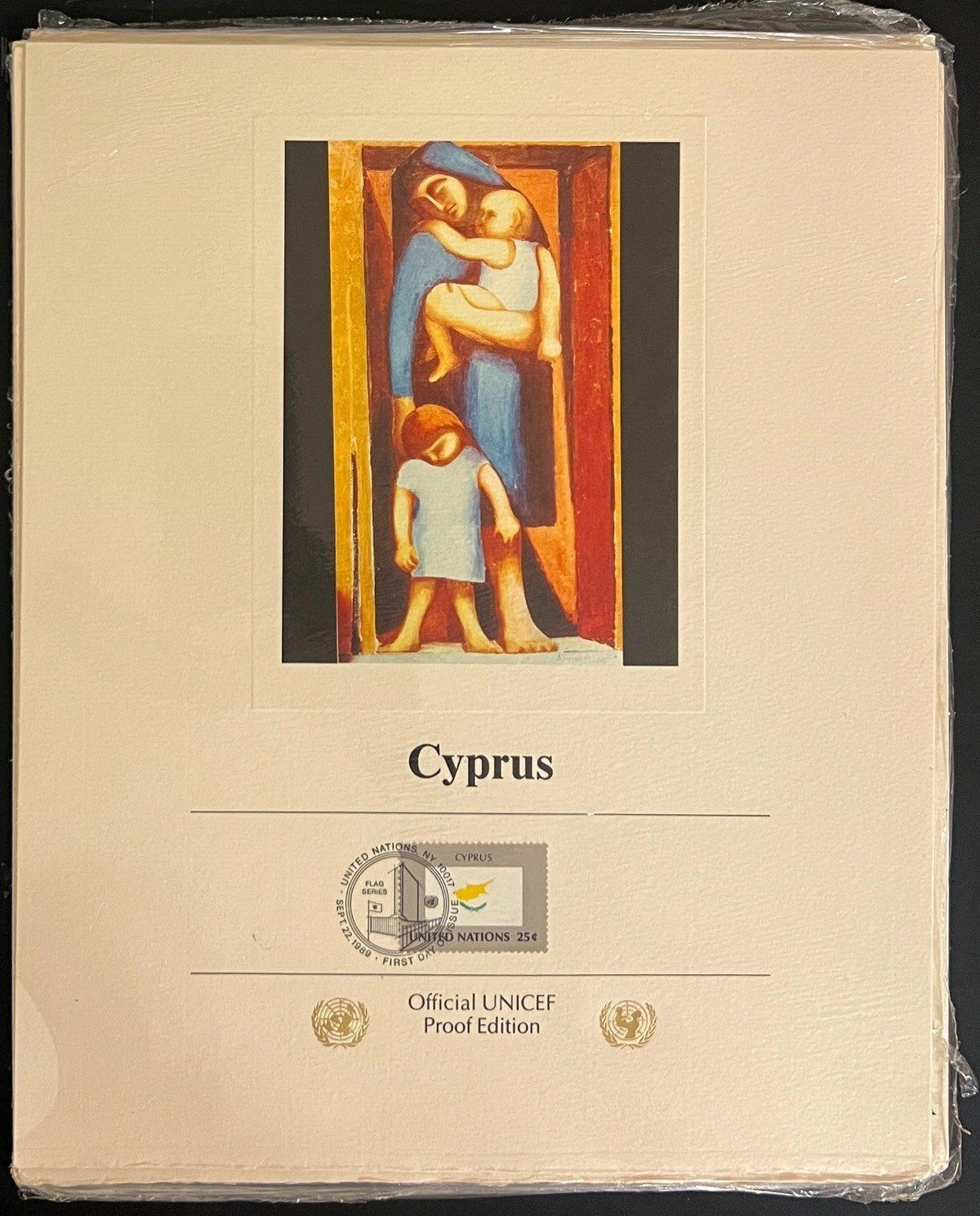 United Nations Official UNICEF Proof Edition Flags Of Nations Collection ZAYIX