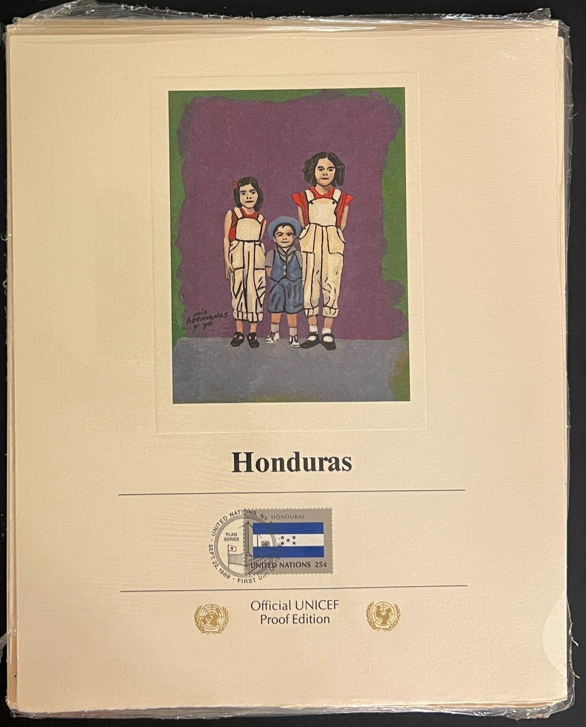 United Nations Official UNICEF Proof Edition Flags Of Nations Collection ZAYIX