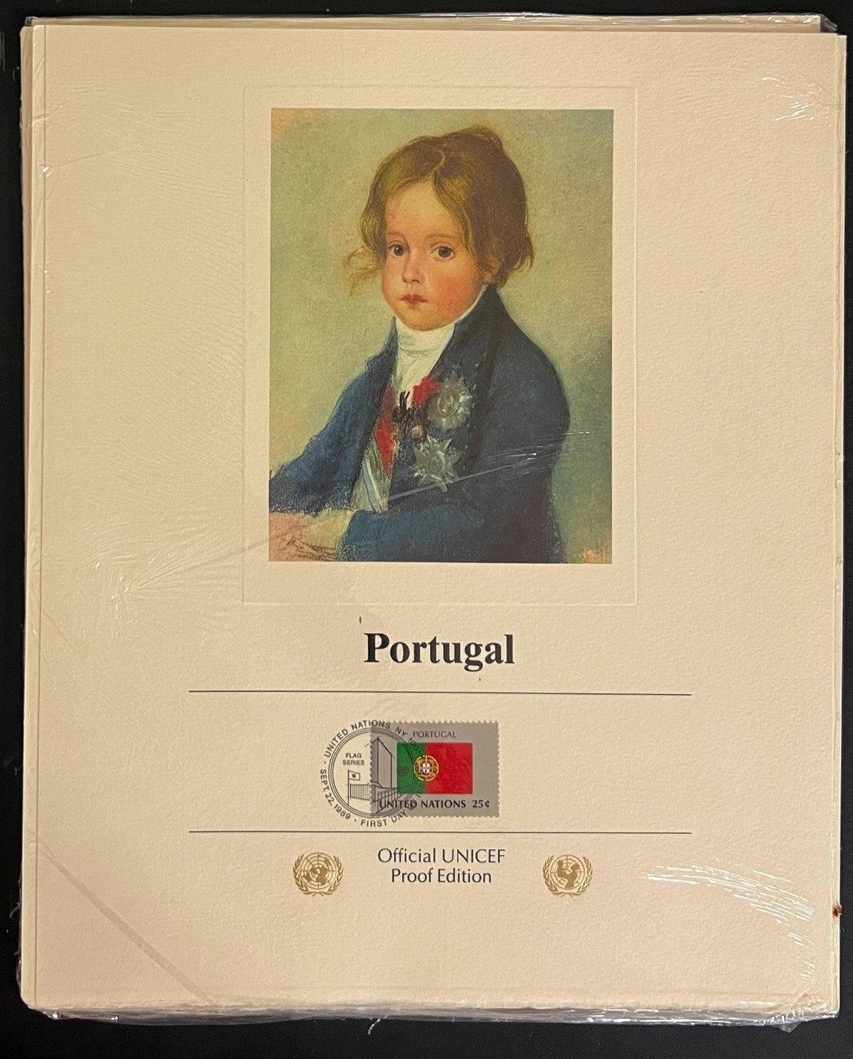 United Nations Official UNICEF Proof Edition Flags Of Nations Collection ZAYIX