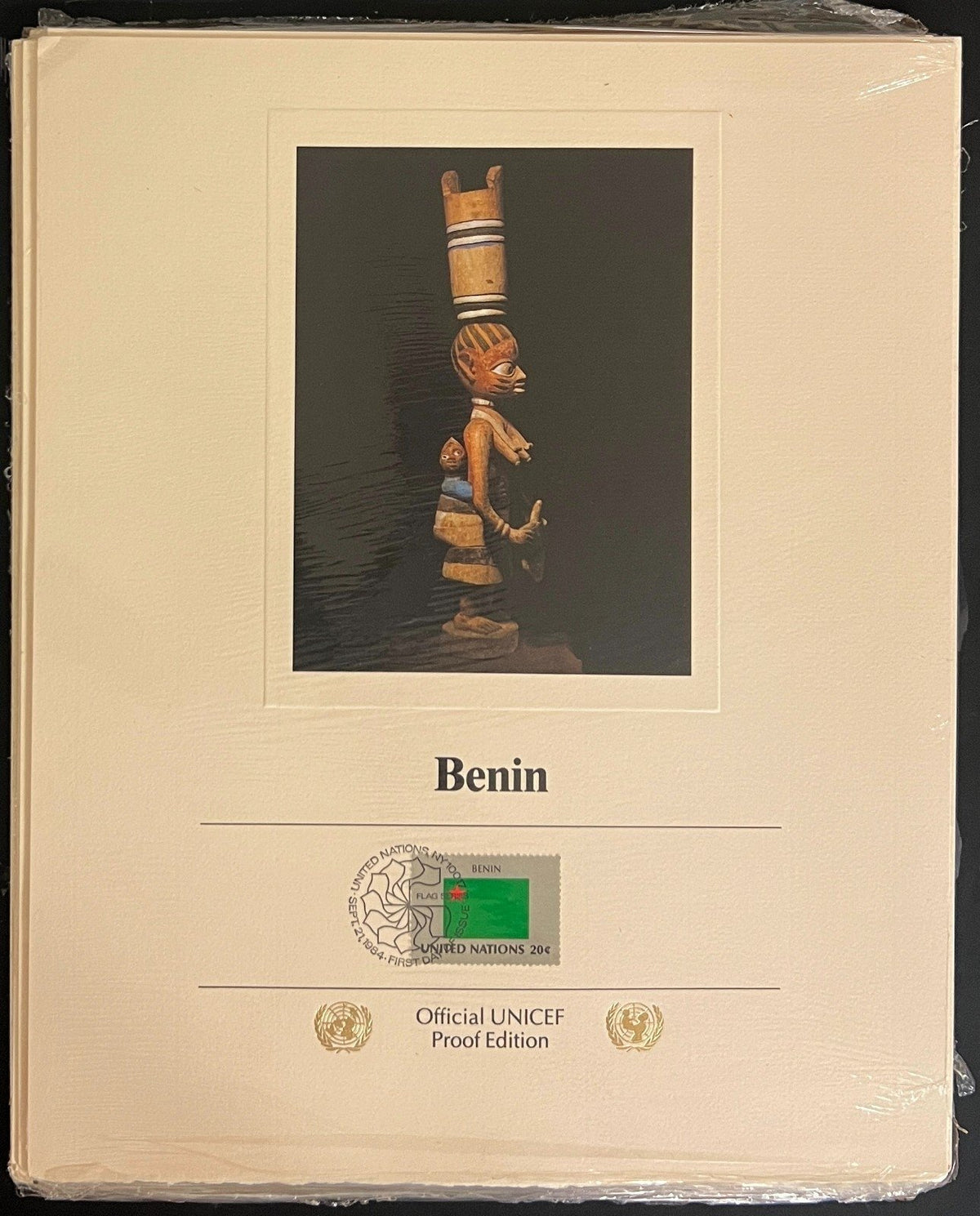 United Nations Official UNICEF Proof Edition Flags Of Nations Collection ZAYIX