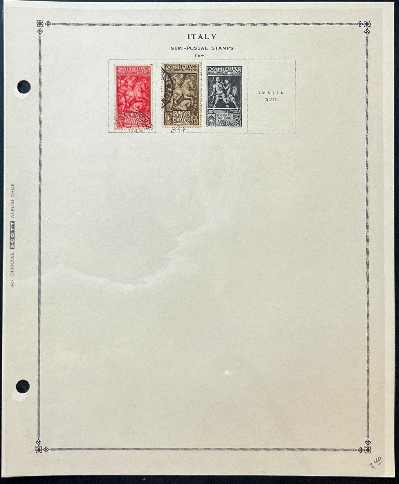 Italy Stamp Collection Album Pages Mint & Used 1932-1945 ZAYIX