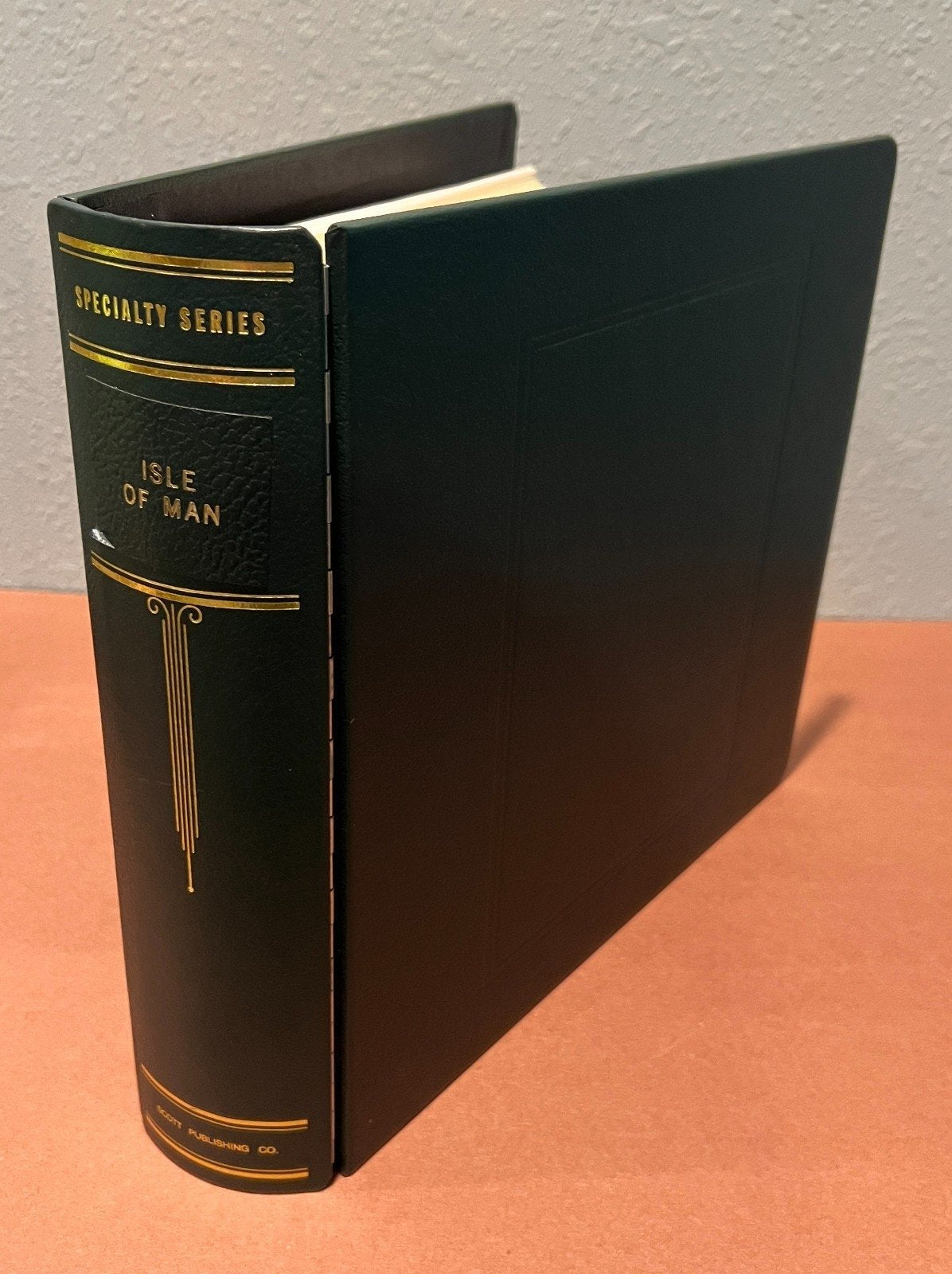 Isle Of Man Stamp Album Scott Specialty Binder Steiner Pages 1987-2005 ZAYIX