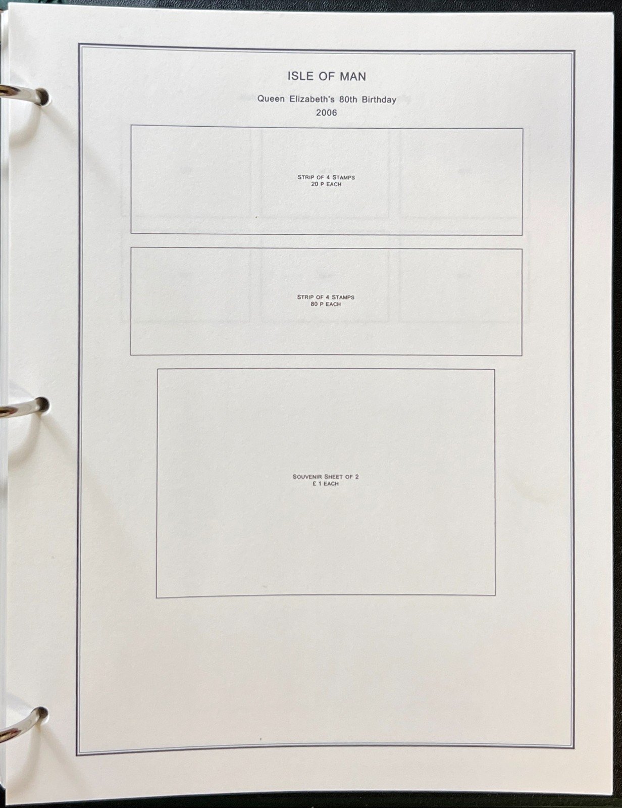 Isle Of Man Stamp Album Scott Specialty Binder Steiner Pages 1987-2005 ZAYIX