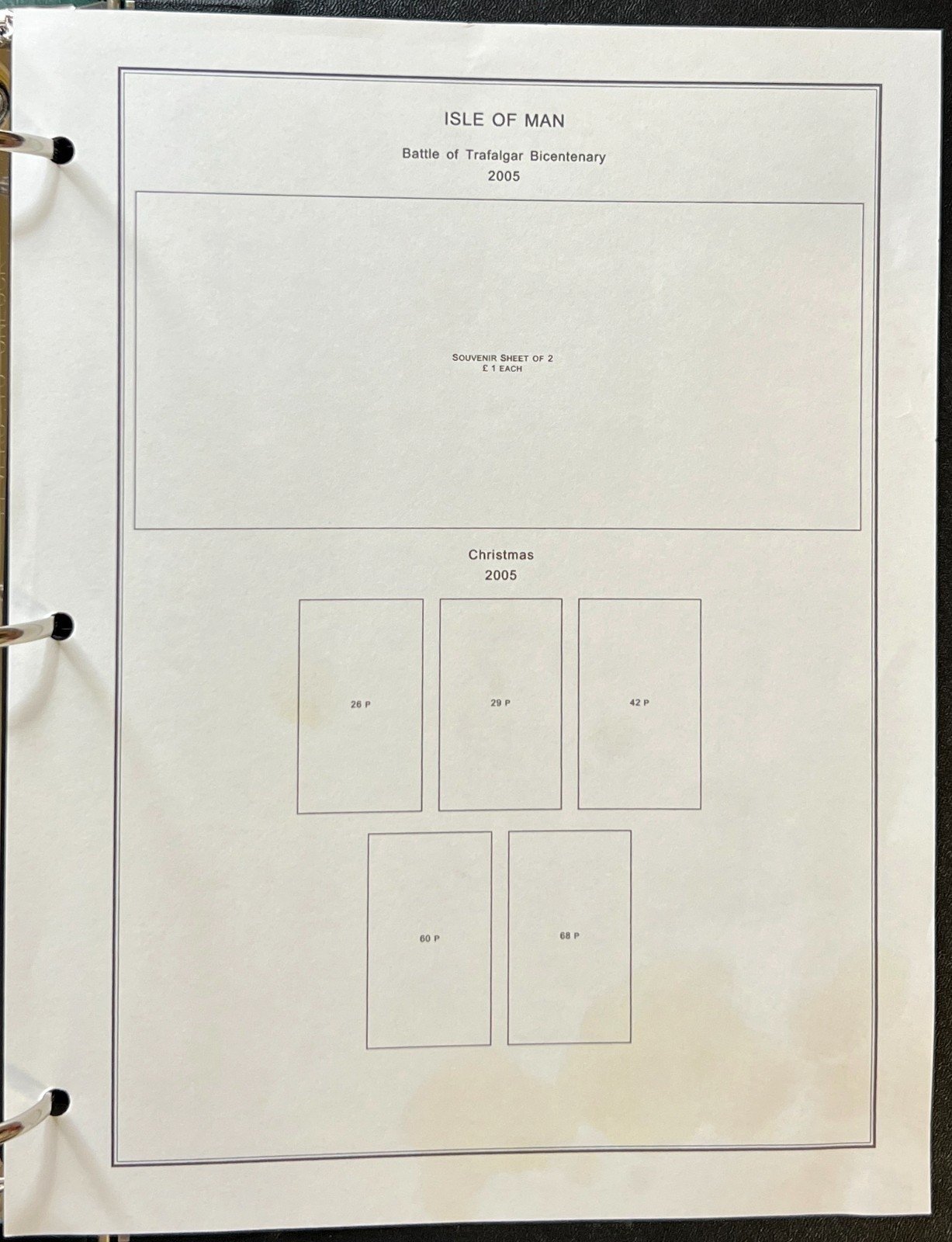 Isle Of Man Stamp Album Scott Specialty Binder Steiner Pages 1987-2005 ZAYIX