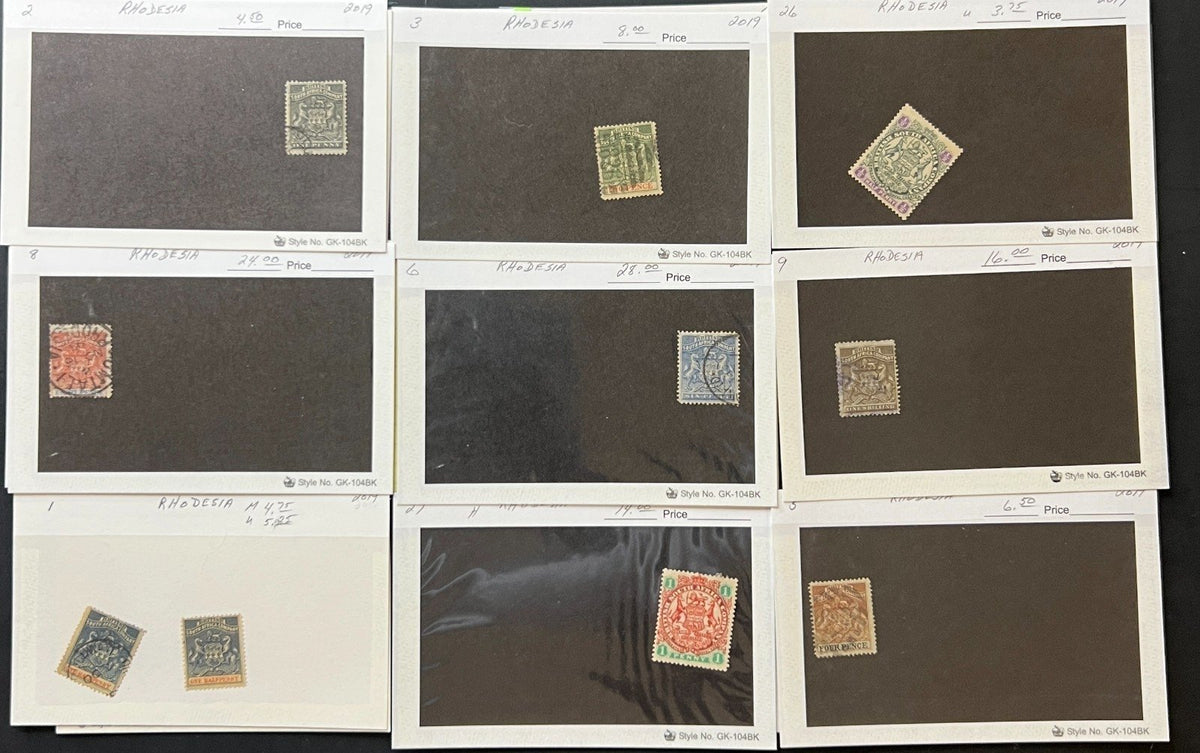 Africa Countries Stamp Collection On Thousands of Dealer Cards Mint & Used ZAYIX