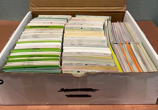 France & Spain Stamp Collection On Thousands of Dealer Cards Mint & Used ZAYIX