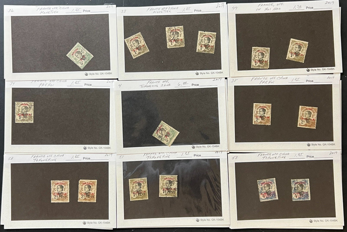 France & Spain Stamp Collection On Thousands of Dealer Cards Mint & Used ZAYIX