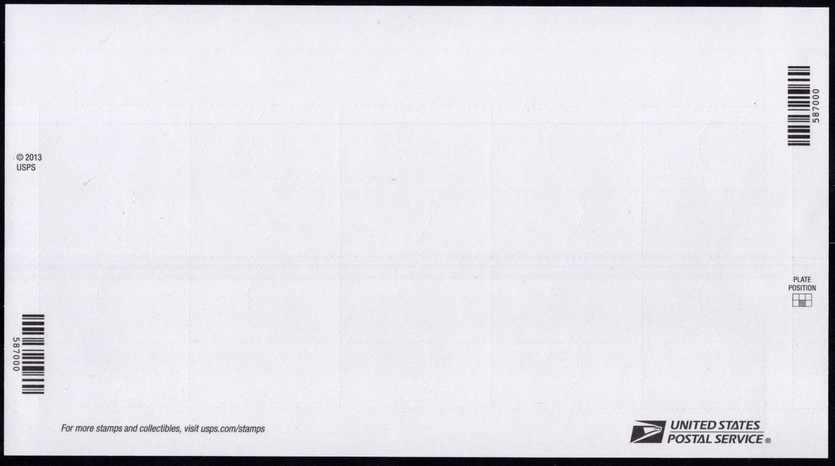 US 4814 Mint Sheet (MNH) Christmas Wreath Global Forever Stamp 2013 ZAYIX