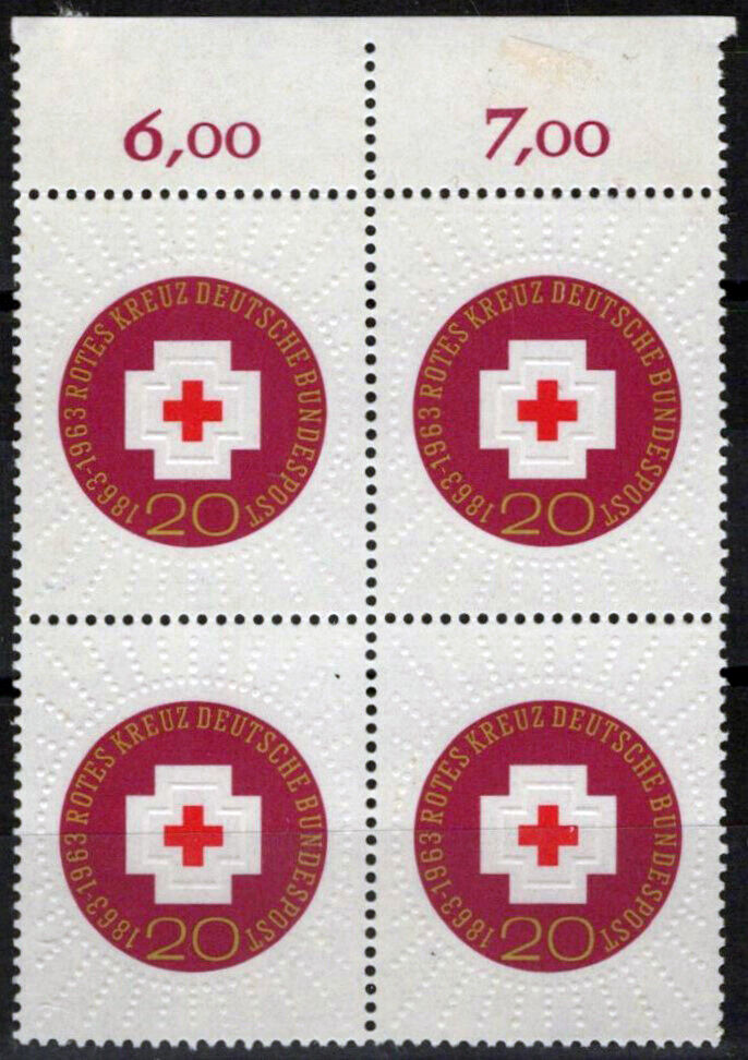 ZAYIX Germany 865 MNH Block Intl. Red Cross Medical 051023S01