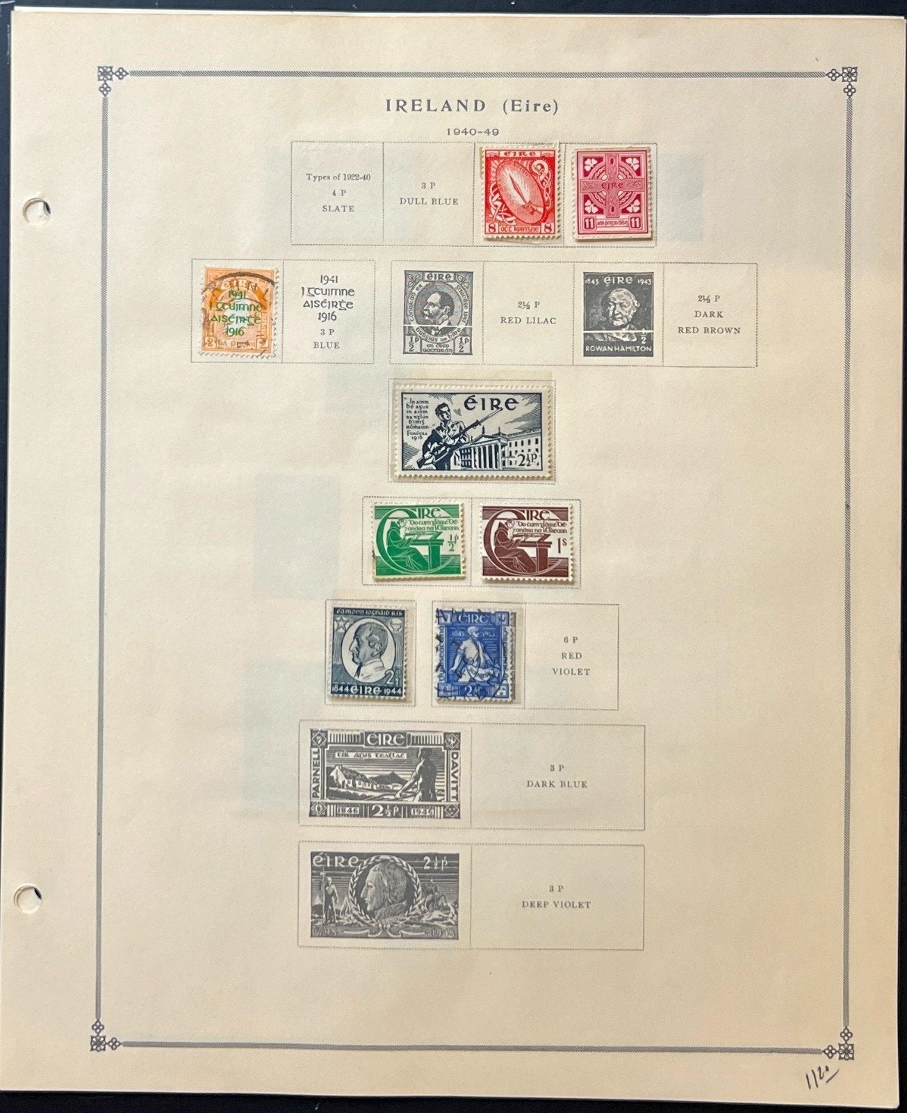 Italy Stamp Collection Album Pages Mint & Used 1945-1949 ZAYIX