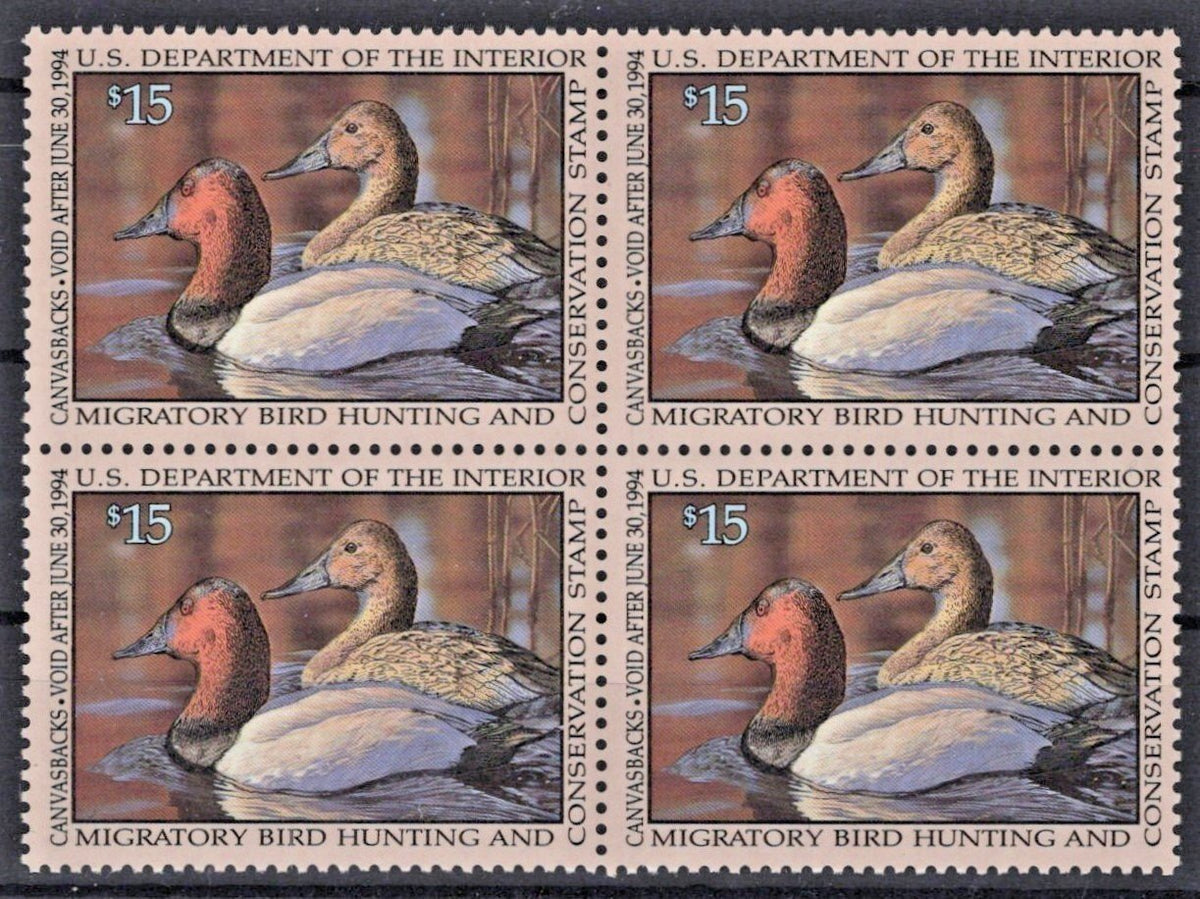 US 1993 Migratory Bird Hunting Conservation $15 Duck Stamp RW60 VF MNH ZAYIX