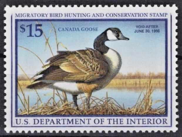 US 1997 Migratory Bird Hunting Conservation $15 Duck Stamp RW64 VF MNH ZAYIX