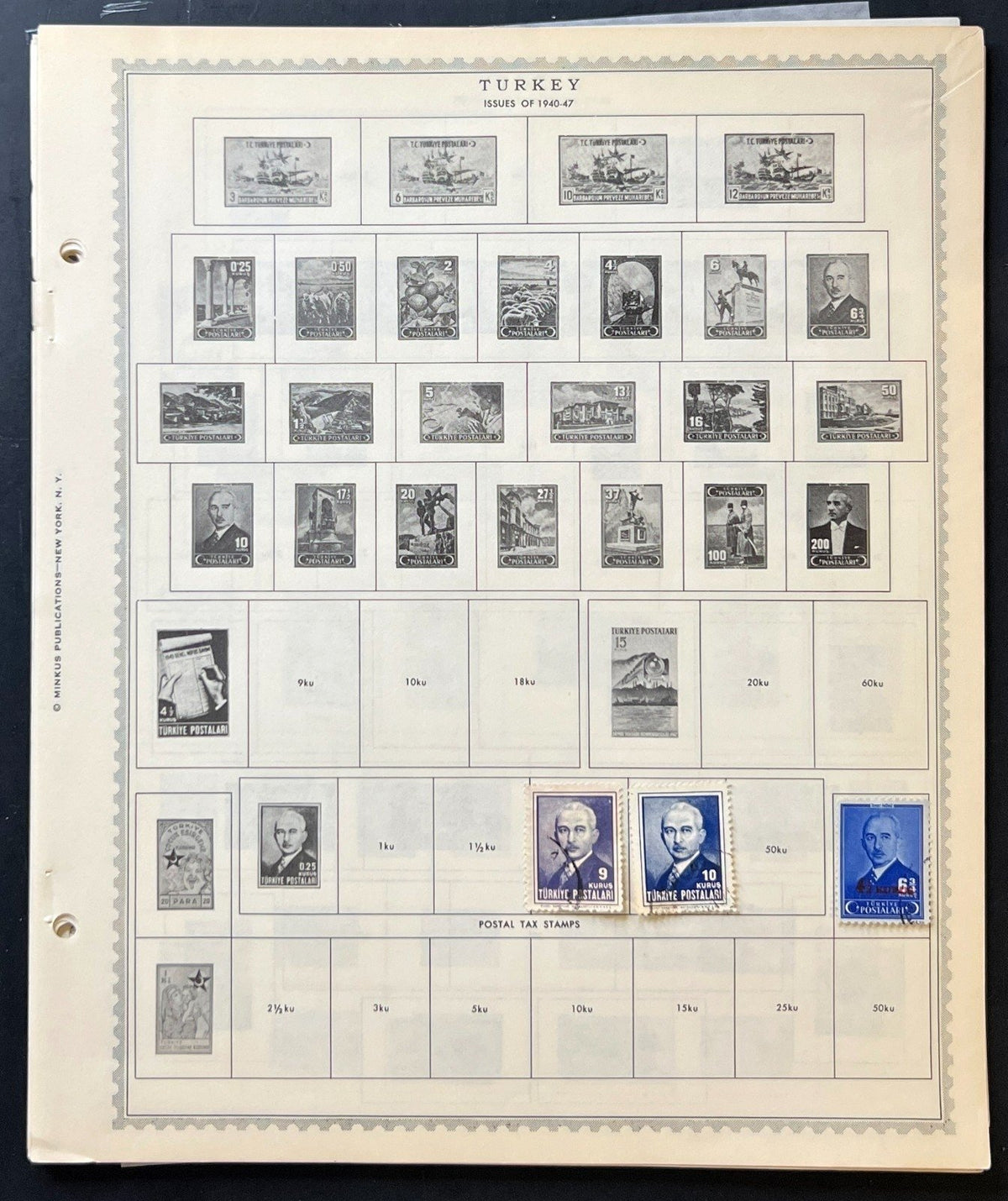 Turkey & Turkish Cyprus Stamp Collection Album Pages 1865-1973 ZAYIX