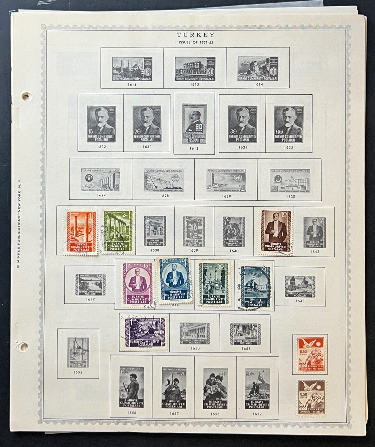 Turkey & Turkish Cyprus Stamp Collection Album Pages 1865-1973 ZAYIX