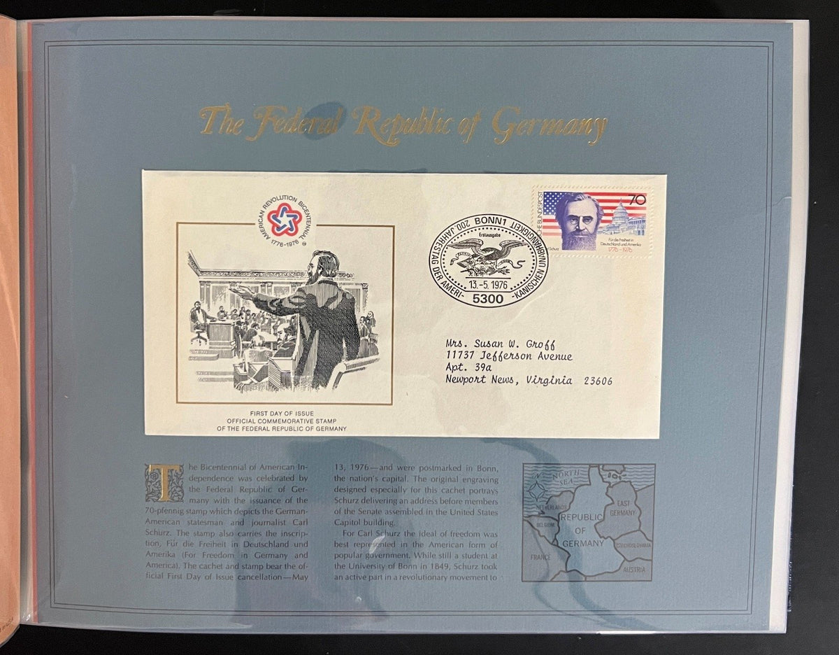 American Revolution FDC Collection 85 Covers 1976 ZAYIX