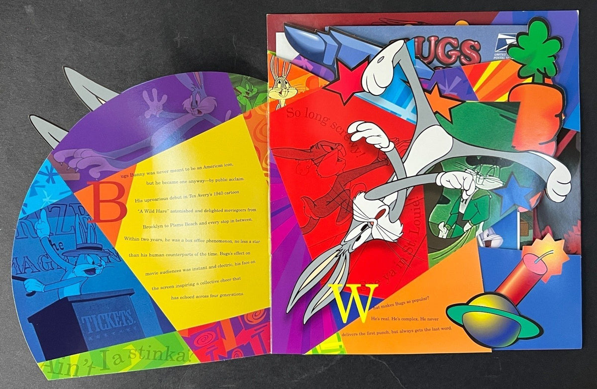 Bugs Bunny First Day Souvenir Book Collection Mint Sheet & USPS Comic 1997 ZAYIX
