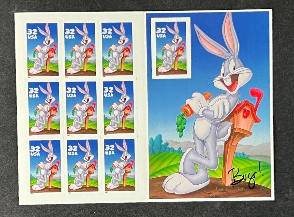 Bugs Bunny First Day Souvenir Book Collection Mint Sheet & USPS Comic 1997 ZAYIX