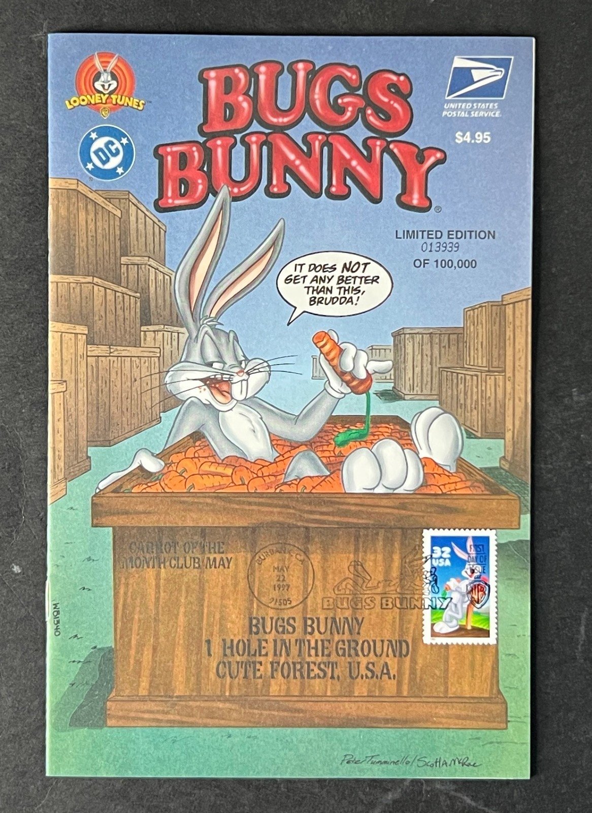 Bugs Bunny First Day Souvenir Book Collection Mint Sheet & USPS Comic 1997 ZAYIX
