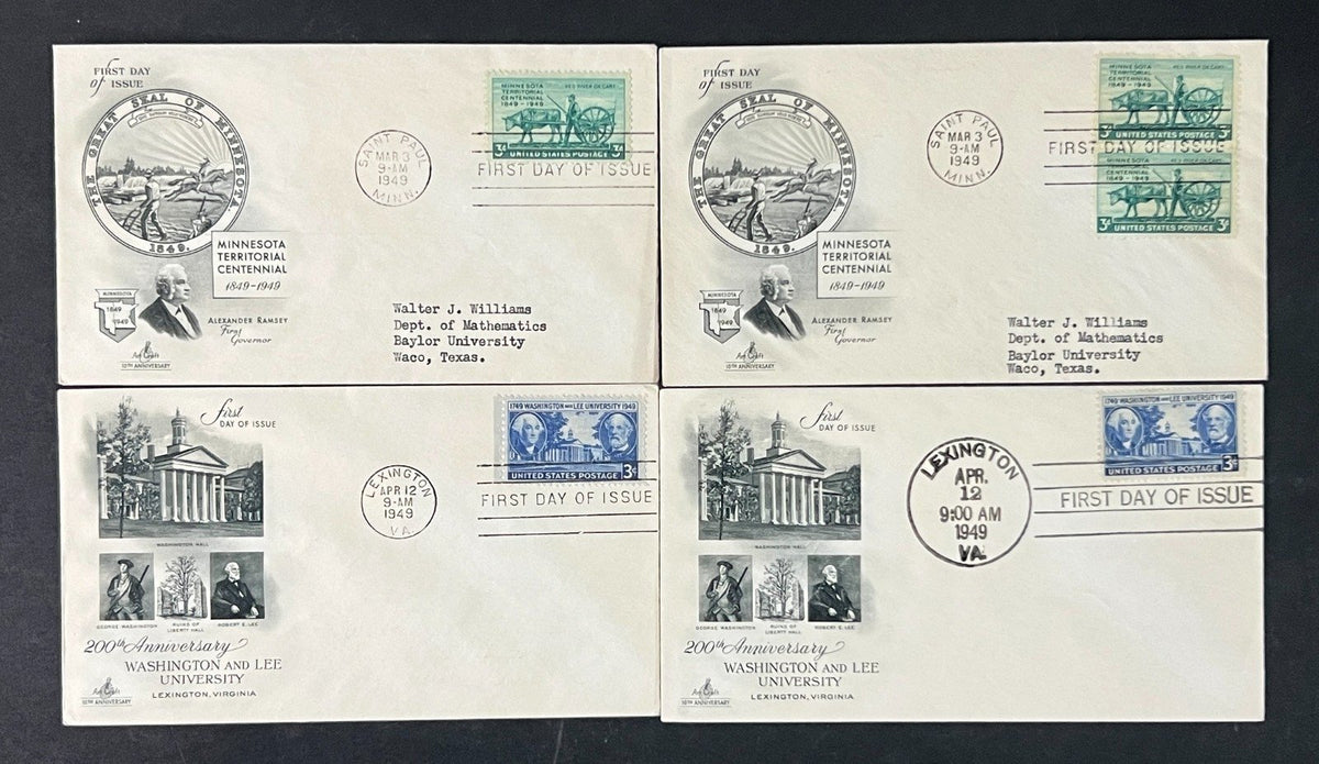 United States Art Craft FDC Cover Collection 45 FDC Covers 1944-1949 ZAYIX