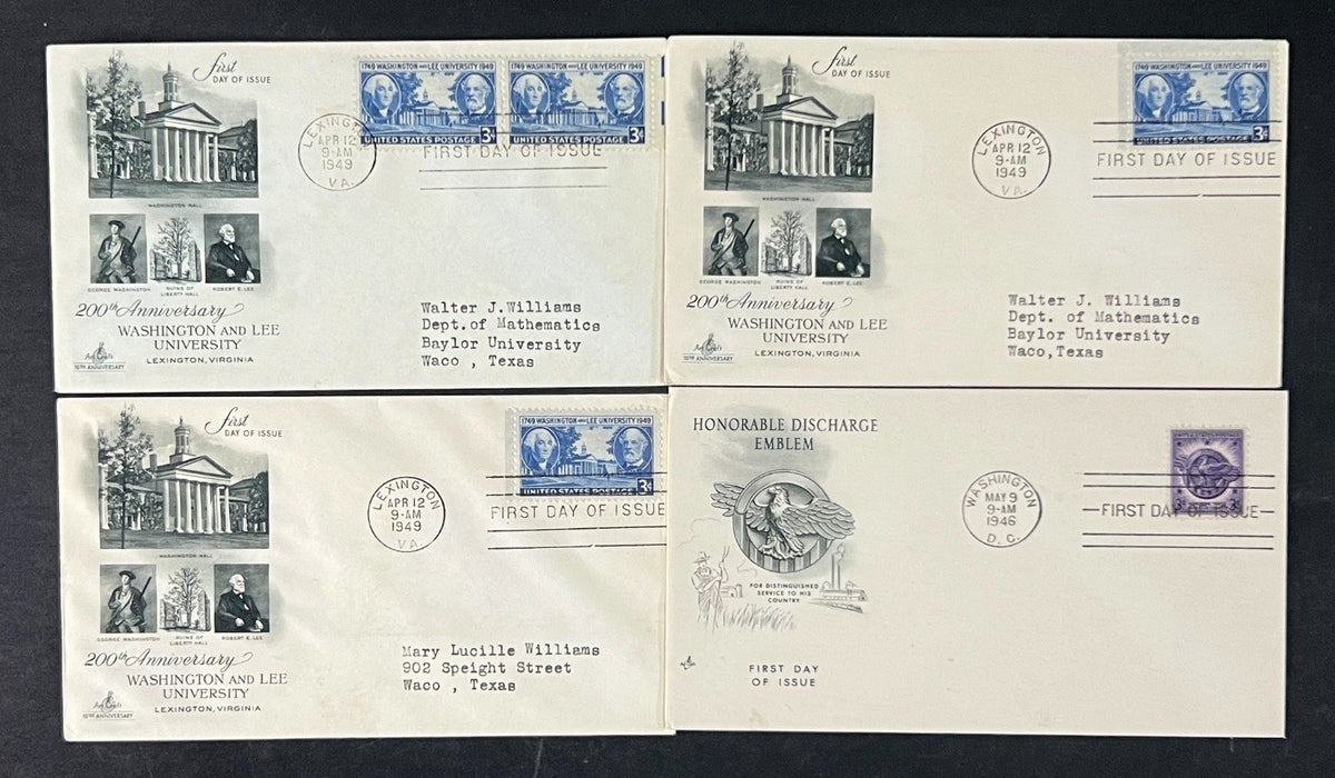 United States Art Craft FDC Cover Collection 45 FDC Covers 1944-1949 ZAYIX