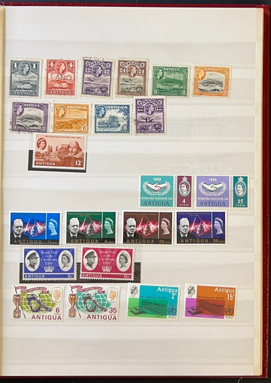 British Commonwealth Aden & Antigua Stamp Collection Stockbook Mint & Used ZAYIX