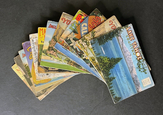 United States California Postcard Folio Collection 12 Folios 1920-1950s ZAYIX