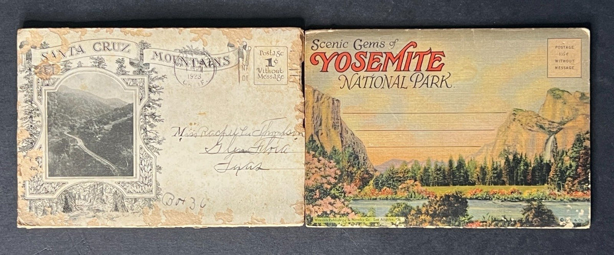 United States California Postcard Folio Collection 12 Folios 1920-1950s ZAYIX