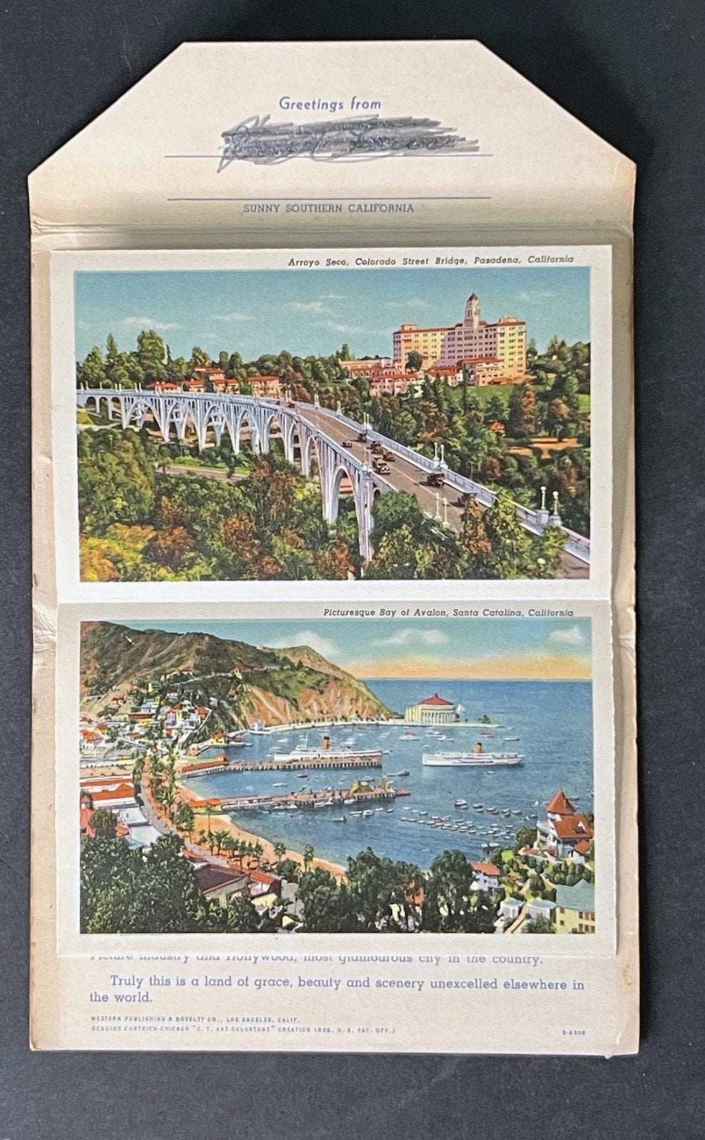 United States California Postcard Folio Collection 12 Folios 1920-1950s ZAYIX