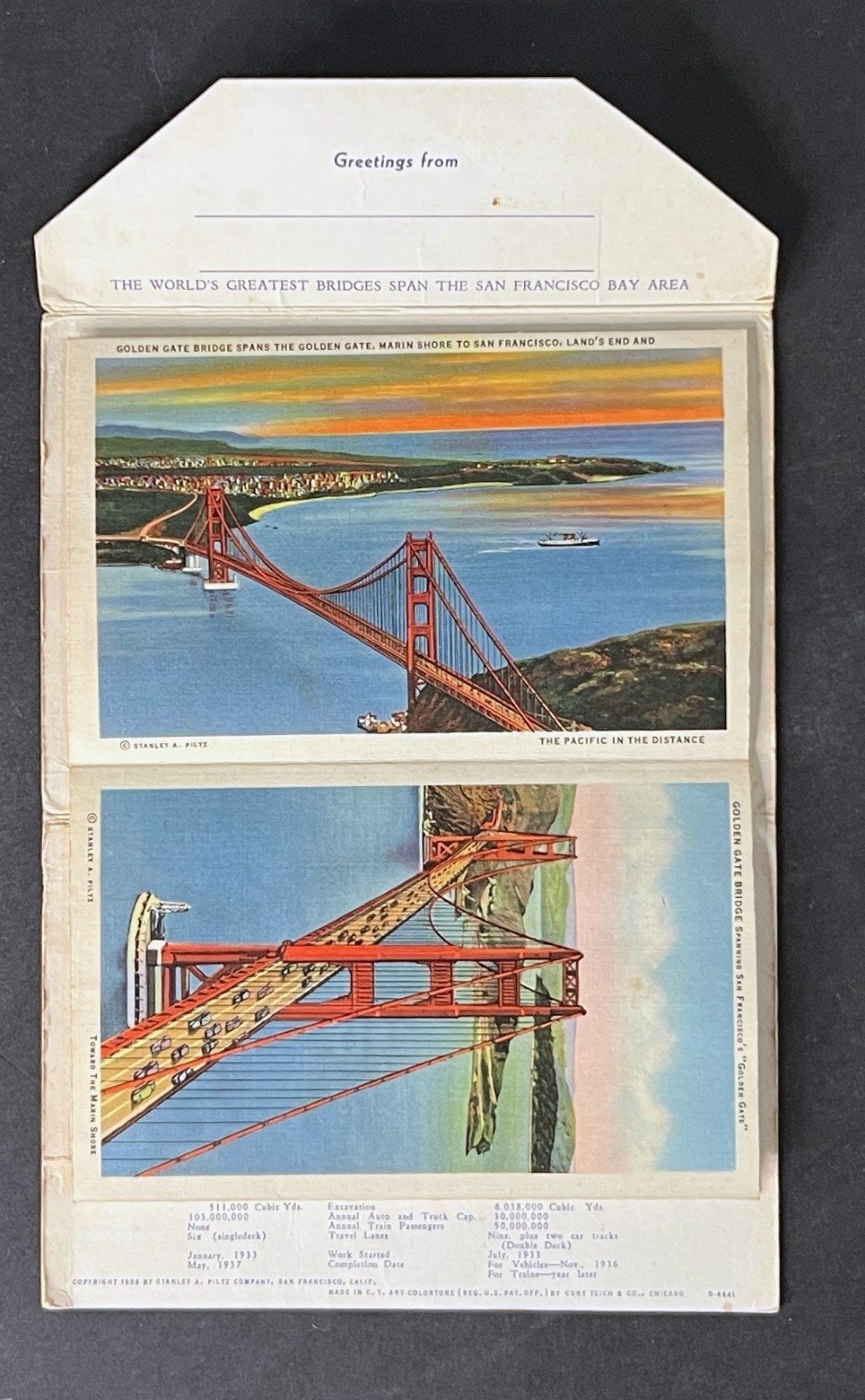 United States California Postcard Folio Collection 12 Folios 1920-1950s ZAYIX
