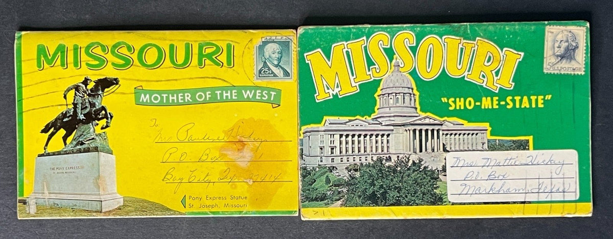 United States Missouri Postcard Folio Collection 4 Folios ZAYIX