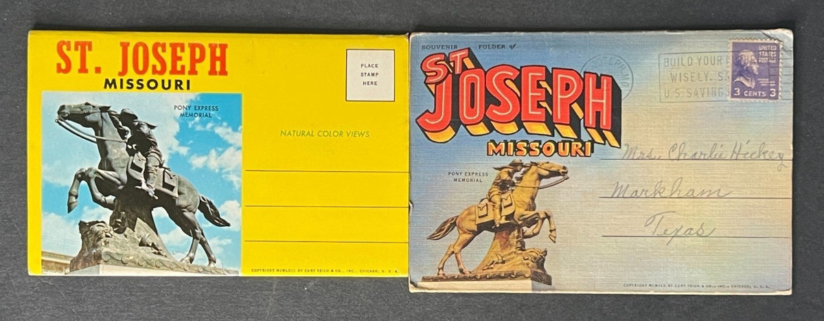 United States Missouri Postcard Folio Collection 4 Folios ZAYIX