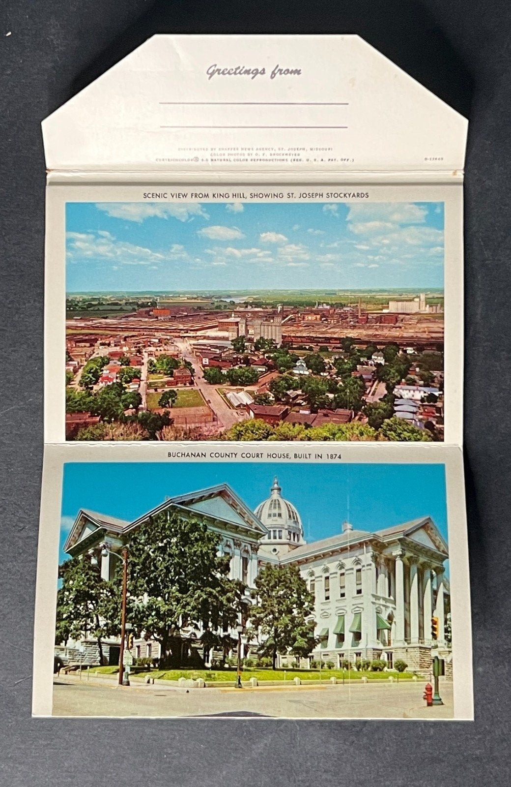 United States Missouri Postcard Folio Collection 4 Folios ZAYIX