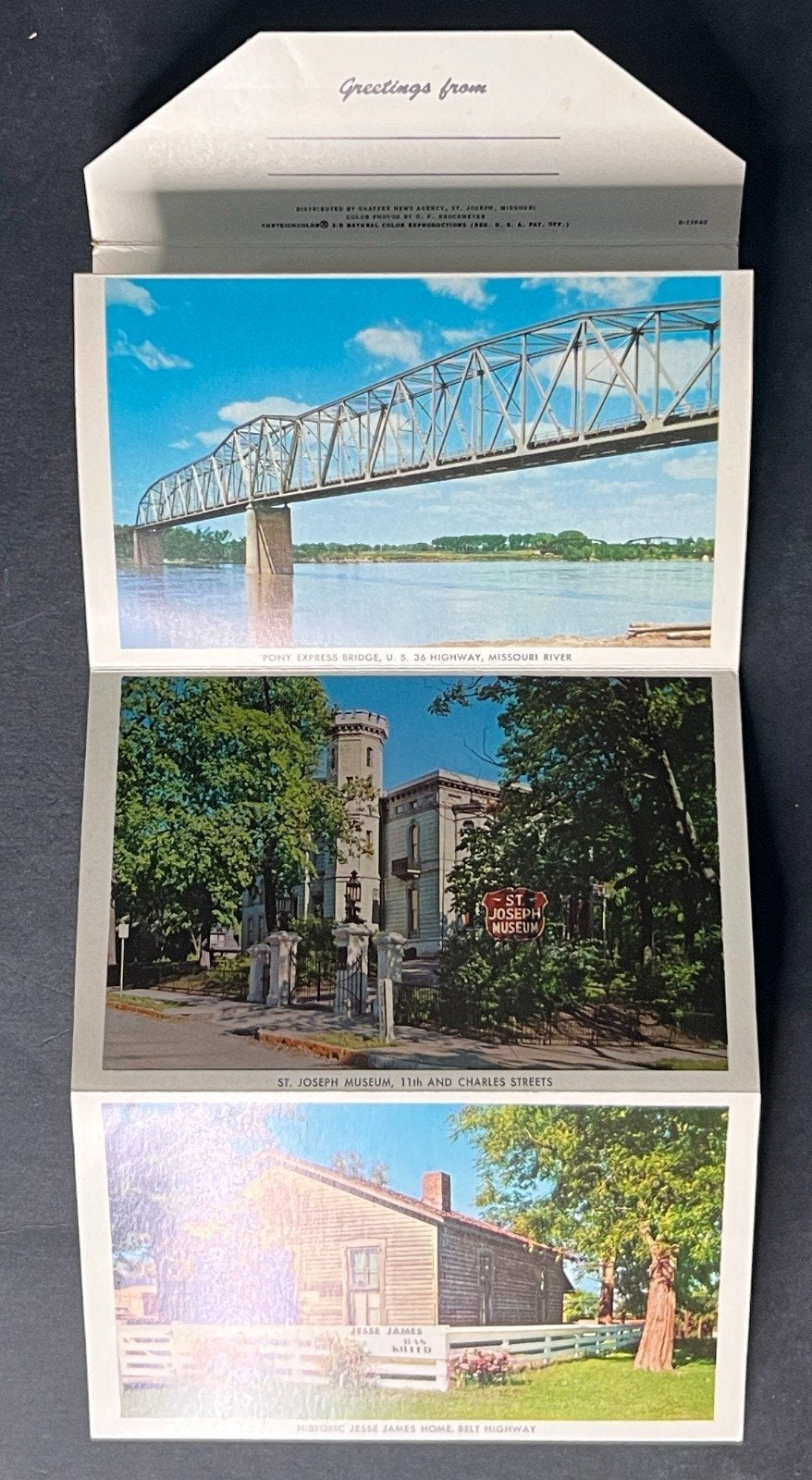 United States Missouri Postcard Folio Collection 4 Folios ZAYIX