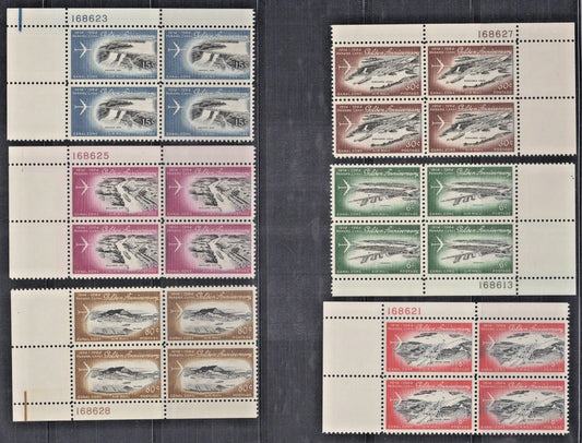 US Canal Zone 1964 Panama Canal Golden Anniversary Sc# C36-C41 VF MNH ZAYIX