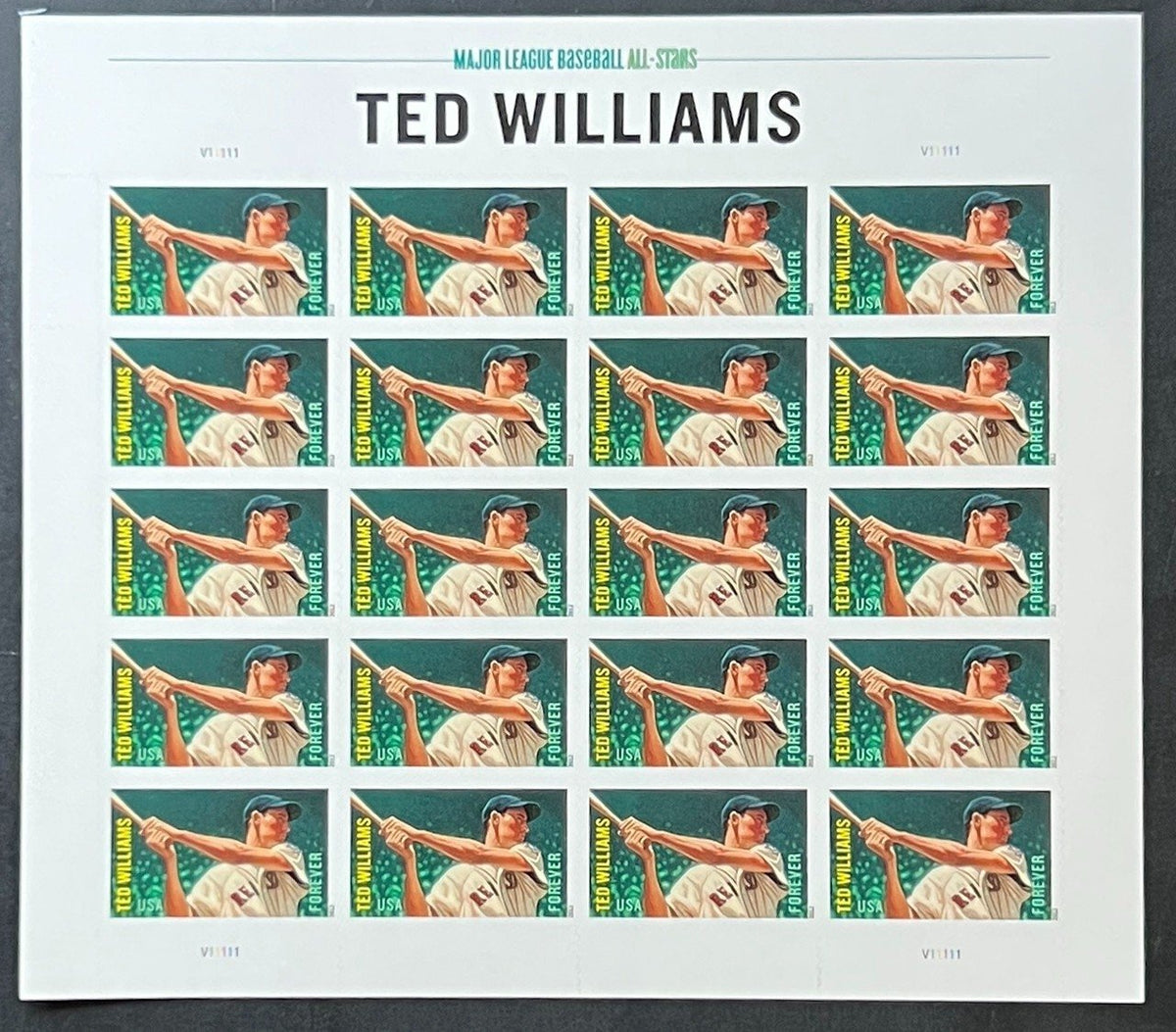 US 4694 Mint Sheet (MNH) Ted Williams Forever Stamp 2012 ZAYIX