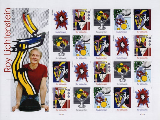 US 5792-96 Mint Sheet (MNH) Roy Lichtenstein Pop Artist Forever Stamp 2023 ZAYIX