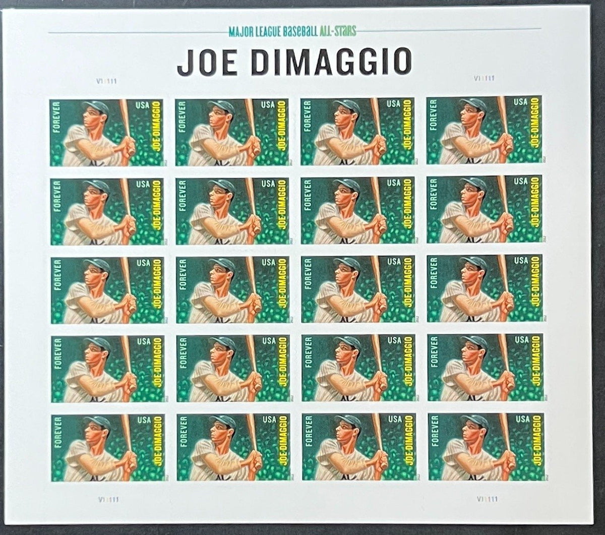 US 4697 Mint Sheet (MNH) Joe Dimaggio Forever Stamp 2012 ZAYIX