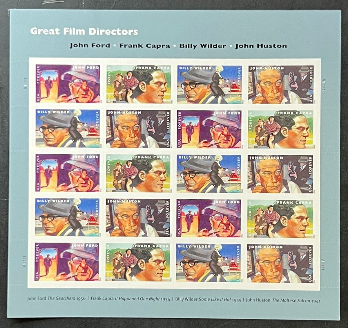 US 4668-4671 Mint Sheet (MNH) Great Film Directors Forever Stamp 2012 ZAYIX