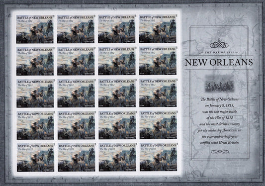US 4952 Mint Sheet (MNH) The War Of 1812 New Orleans Forever Stamp 2015 ZAYIX