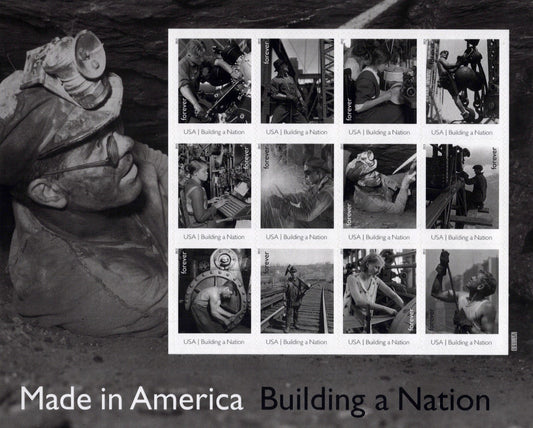 US 4801g Mint Sheet (MNH) Made In America Forever Stamp 2013 ZAYIX