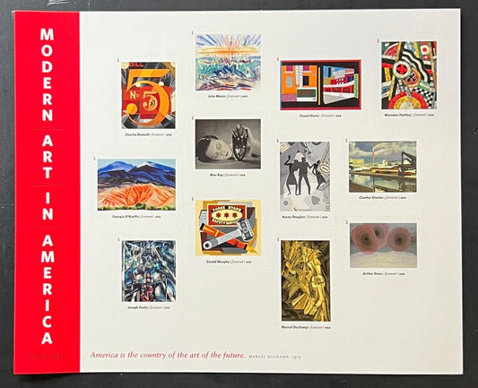 US 4748 Mint Sheet (MNH) Modern Art Miniature Sheet Forever Stamp 2013 ZAYIX