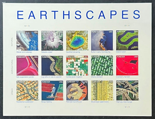 US 4710 Mint Sheet (MNH) Earthscapes Miniature Sheet Forever Stamp 2012 ZAYIX