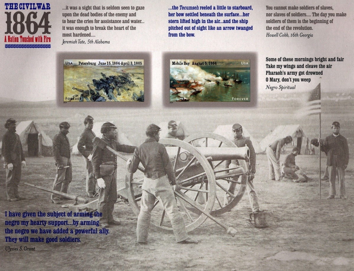 US 4910-4911 Mint Sheet (MNH) Civil War 1864 Forever Stamp 2014 ZAYIX