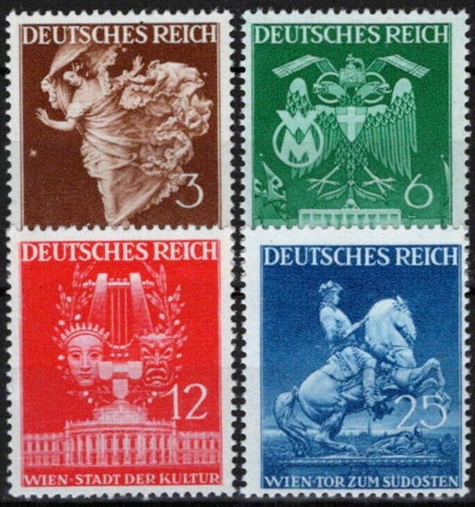 ZAYIX Germany 502-505 MNH Vienna Fair Monument Prince Eugene 042623S179M
