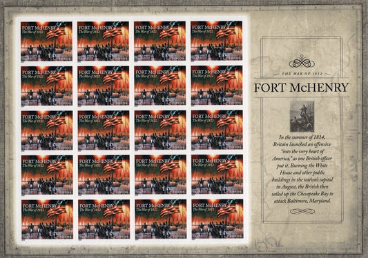 US 4921 Mint Sheet (MNH) War Of 1812 Fort McHenry Forever Stamp 2014 ZAYIX