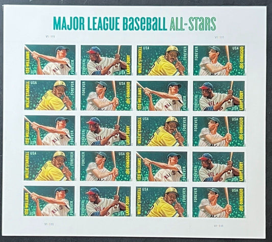 US 4694-4697 Mint Sheet (MNH) Major League Baseball Forever Stamp 2012 ZAYIX