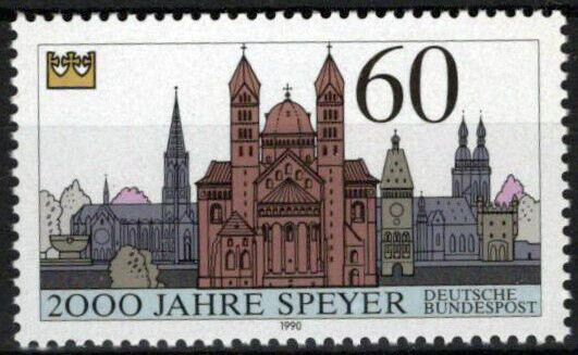 ZAYIX Germany 1591 MNH Architecture Speyer Landmark 051023S10