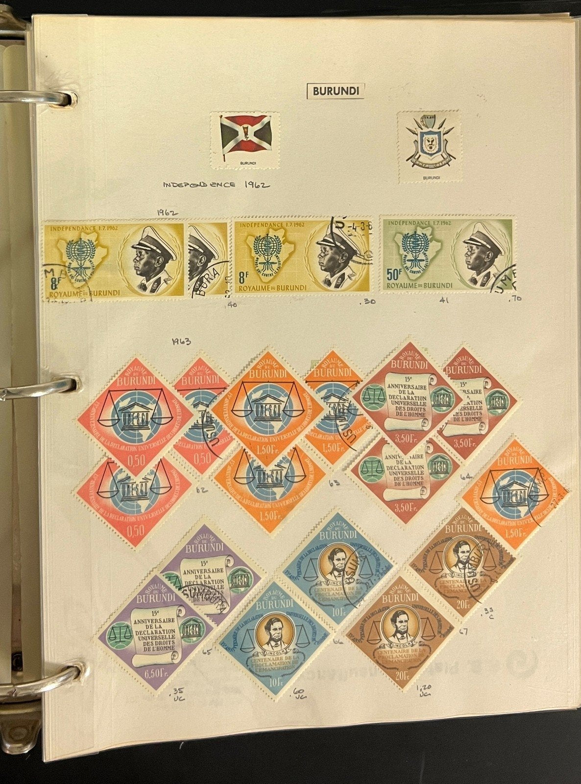 Africa Countries A-Z Stamp Collection Album Mint & Used 1962-1975 ZAYIX